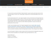 Tablet Screenshot of civicprogressstl.org